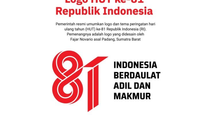 Pemerintah Umumkan Logo Resmi HUT ke-81 RI, ini Maknanya