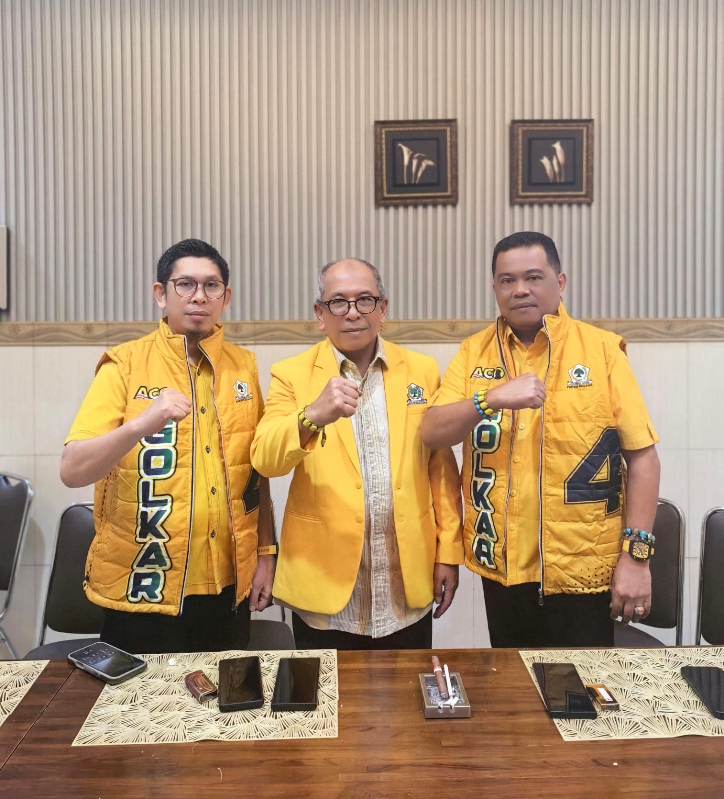 Hastan Mattanete Turut Dampingi Ketua DPD II Golkar Pinrang Serahkan Dukungan ke IAS Supalamedia