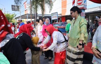 Karnaval TK dan PAUD Warnai Peringatan HUT ke-81 RI di Pinrang