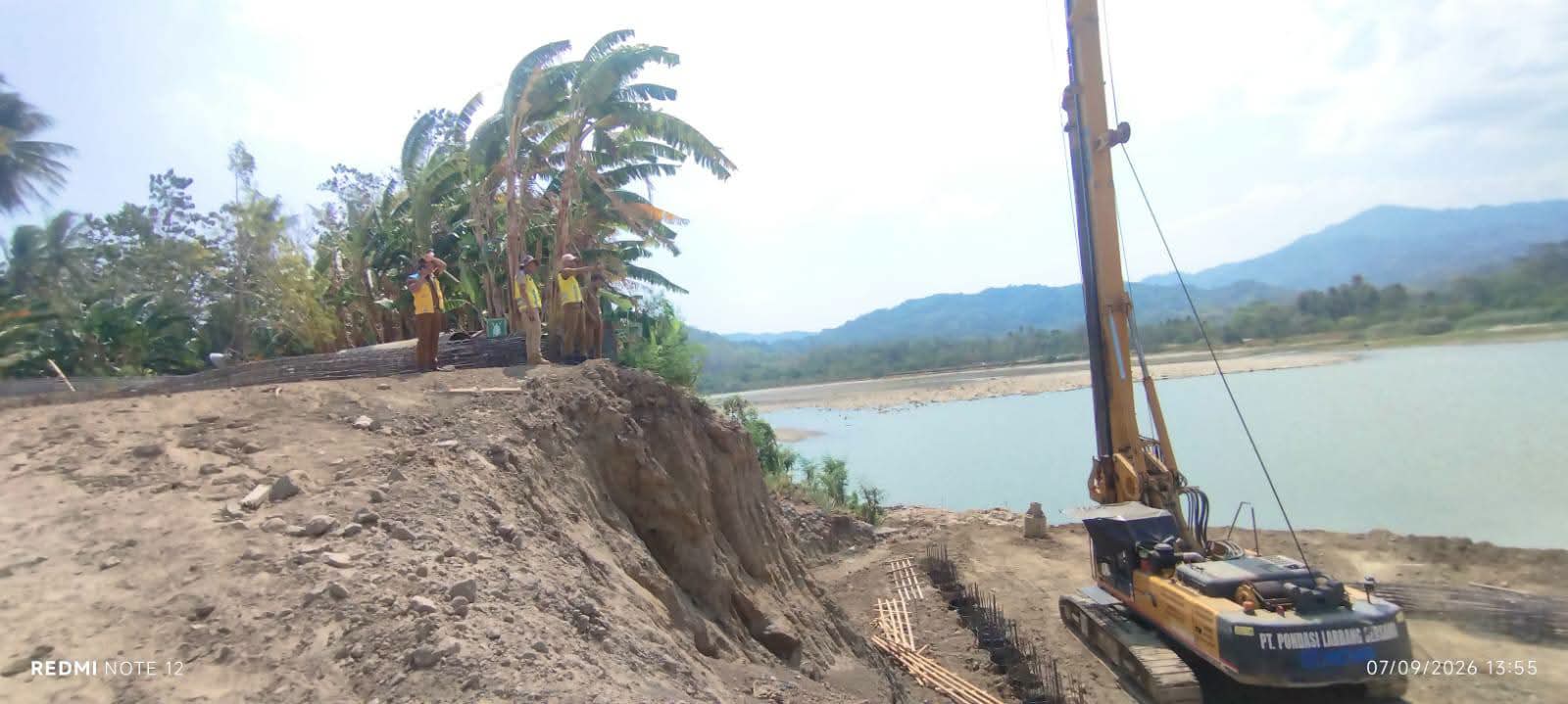 Perkuatan Bendung Benteng Digarap, Jaga Irigasi dan Produksi Pertanian Pinrang Supalamedia