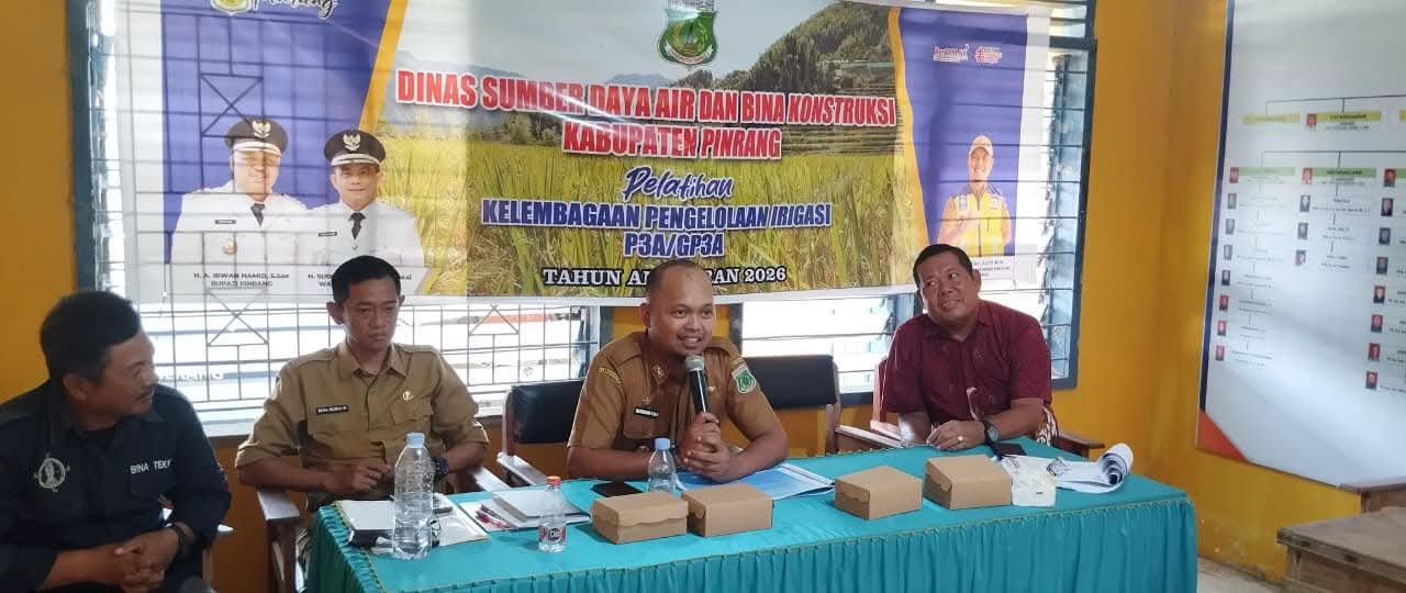 Perkuat Pengelolaan Irigasi, Pemkab Pinrang Berdayakan P3A dan GP3A 1 Perkuat Pengelolaan Irigasi, Pemkab Pinrang Berdayakan P3A dan GP3A Supalamedia